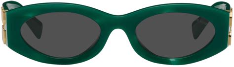 miu miu sunglasses green|Miu Miu glasses.